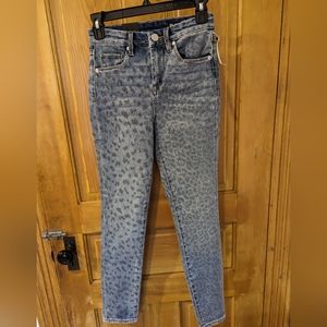 Blanknyc leopard spotted skinny jeans NWT Women's 25